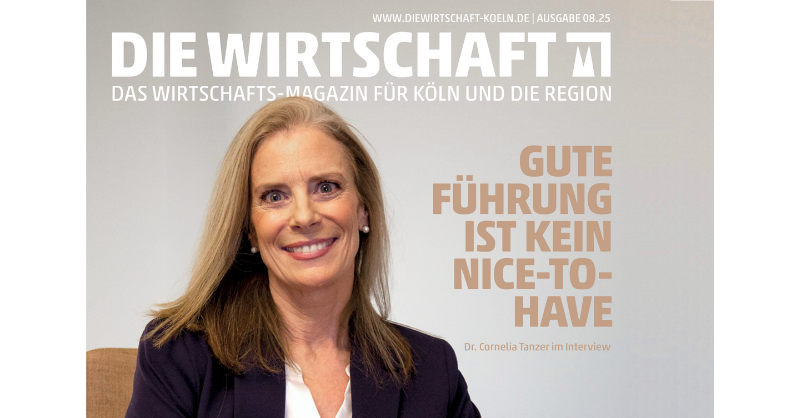 Porträt von Dr. Cornelia Tanzer, Geschäftsführerin, im Interview mit DIE WIRTSCHAFT über datenbasierte Führungsdiagnostik.